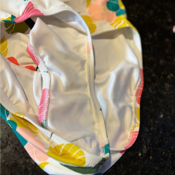 Kate Spade Tropical Floral Knotted Halter One-Piece Swimsuit $148 Sz LARGE (12) - Picture 5 of 8